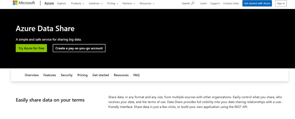 Azure Data Share
